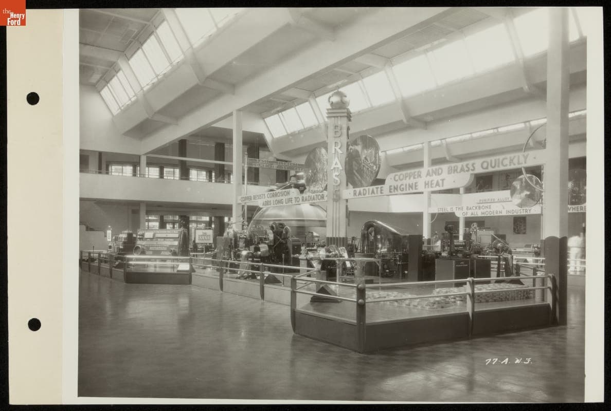 American Brass Company Exhibit, Ford Exhibition Building, Century of Progress International Exposition, Chicago, Illinois, 1934