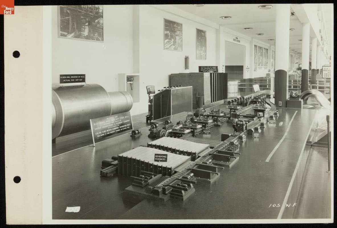 Scale Model of Steel Industry Components, Ford Exhibition Building, Century of Progress International Exposition, Chicago, 1934