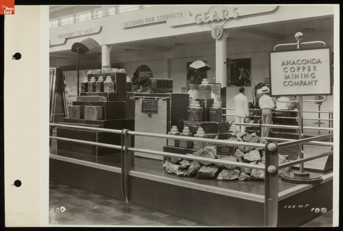 Anaconda Copper Mining Company Display, Ford Exhibition Building, Century of Progress International Exposition, Chicago, 1934