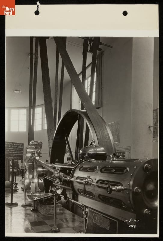 C.H. Brown Steam Engine, Ford Exhibition Building, Century of Progress International Exposition, Chicago, Illinois, 1934