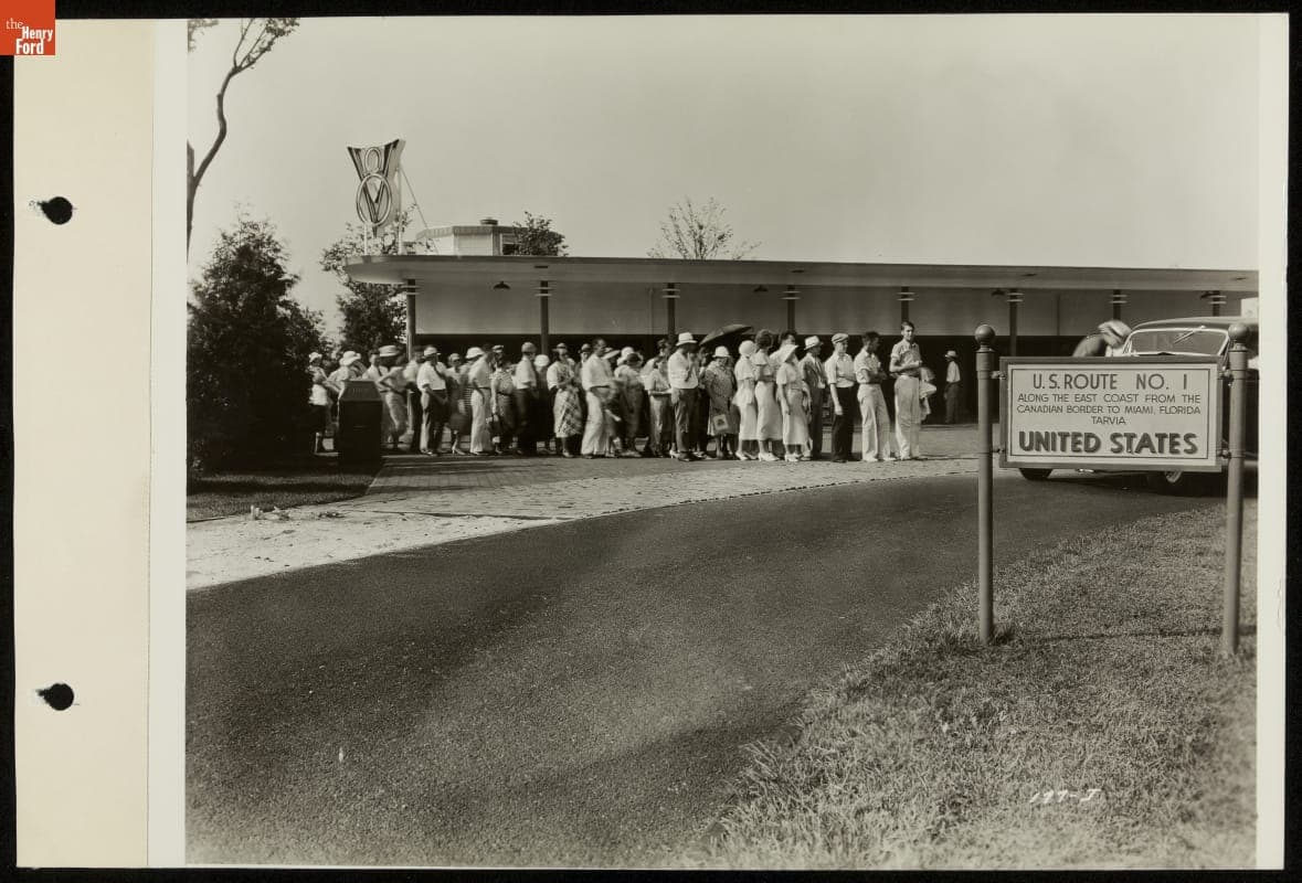 Replica of U.S. Route No. 1, Roads of the World, Century of Progress International Exposition, Chicago, Illinois, 1934