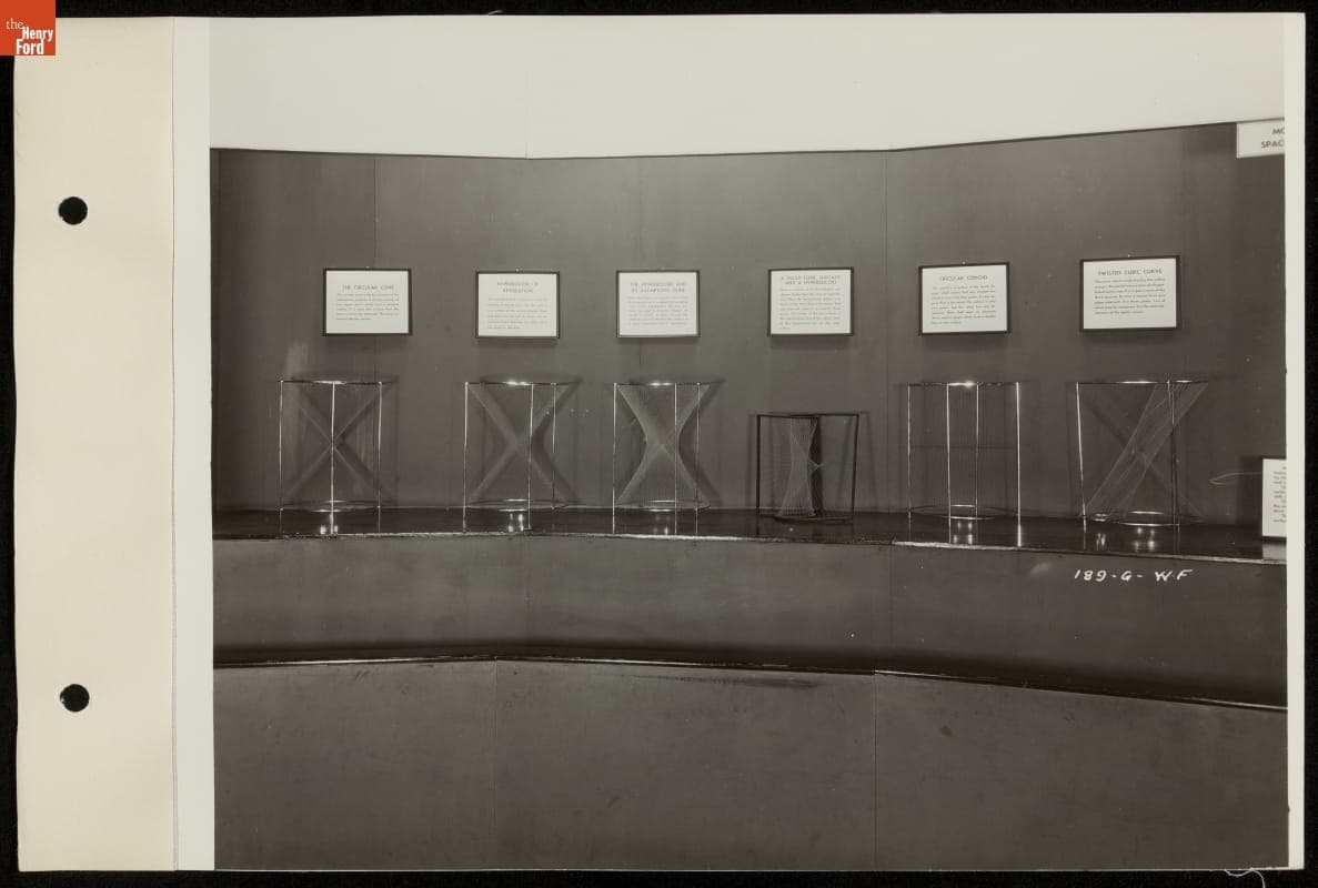 Practical Geometry Exhibit, Ford Exhibition Building, Century of Progress International Exposition, Chicago, Illinois, 1934
