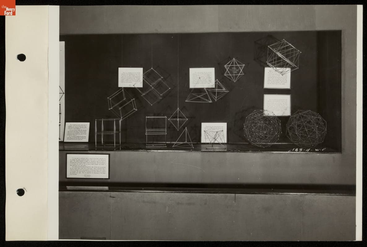 Practical Geometry Exhibit, Ford Exhibition Building, Century of Progress International Exposition, Chicago, Illinois, 1934