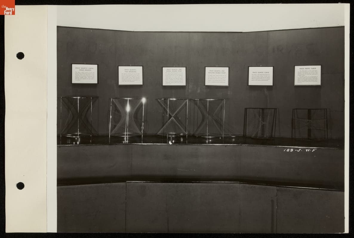 Practical Geometry Exhibit, Ford Exhibition Building, Century of Progress International Exposition, Chicago, Illinois, 1934
