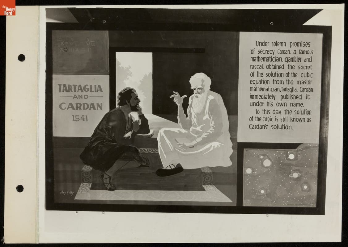 Mathematics Exhibit, Ford Exhibition Building, Century of Progress International Exposition, Chicago, Illinois, 1934
