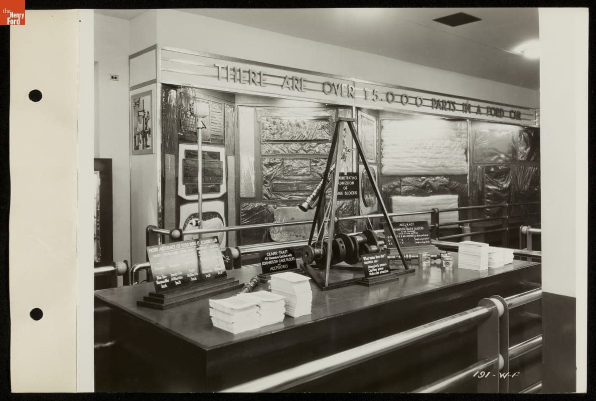 Johansson Gage Block Exhibit, Ford Exhibition Building, Century of Progress International Exposition, Chicago, Illinois, 1934