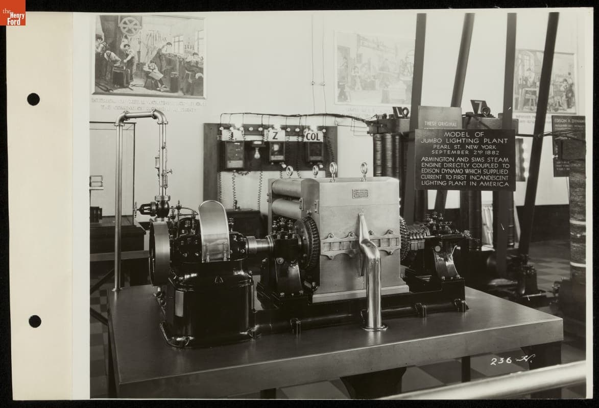 Scale Model of Edison Illuminating Company Pearl Street Station, Century of Progress International Exposition, Chicago, 1934