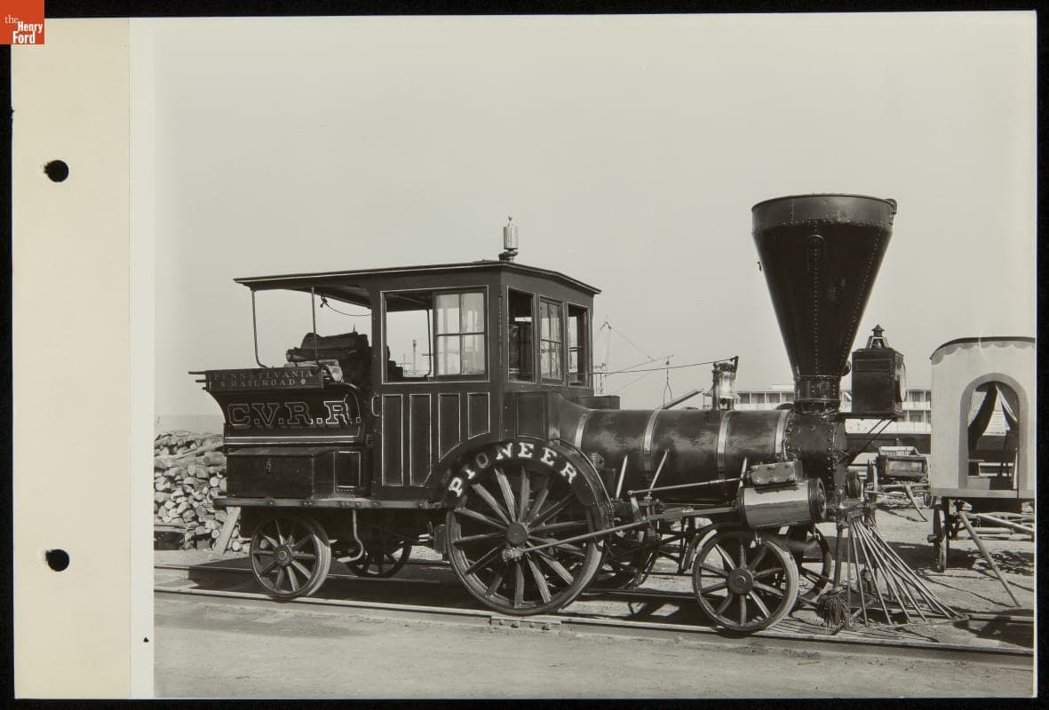 Pioneer 2-2-2 Locomotive at the Century of Progress International Exposition, Chicago, Illinois, 1934