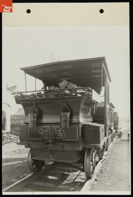 Pioneer 2-2-2 Locomotive at the Century of Progress International Exposition, Chicago, Illinois, 1934