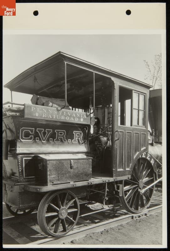 Cab of the Pioneer 2-2-2 Locomotive at the Century of Progress International Exposition, Chicago, Illinois, 1934