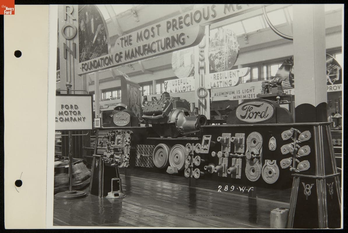 Aluminum Casting Display, Ford Exhibition Building, Century of Progress International Exposition, Chicago, Illinois, 1934