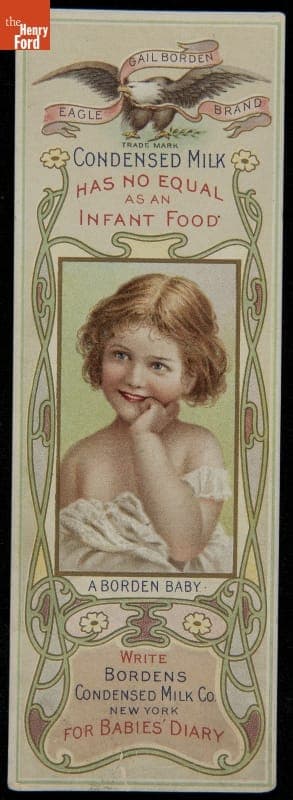 Trade Card for Eagle Brand Condensed Milk, Borden's Condensed Milk Co., 1904