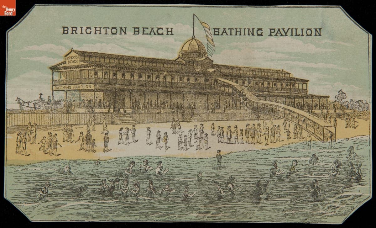 Brooklyn, Flatbush & Coney Island Railway Schedule for Visiting Brighton Beach, Summer 1879