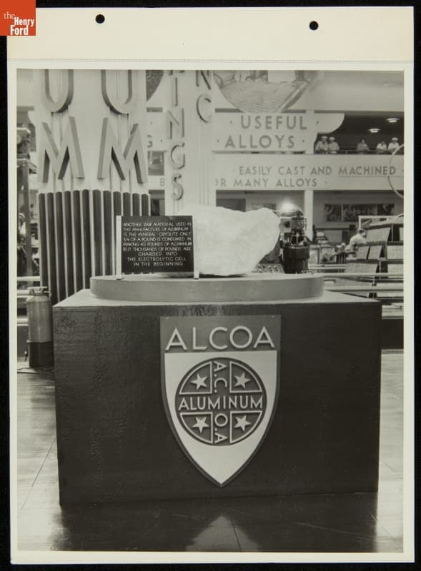 Section of Aluminum Exhibit, Ford Exhibition Building, Century of Progress International Exposition, Chicago, Illinois, 1934