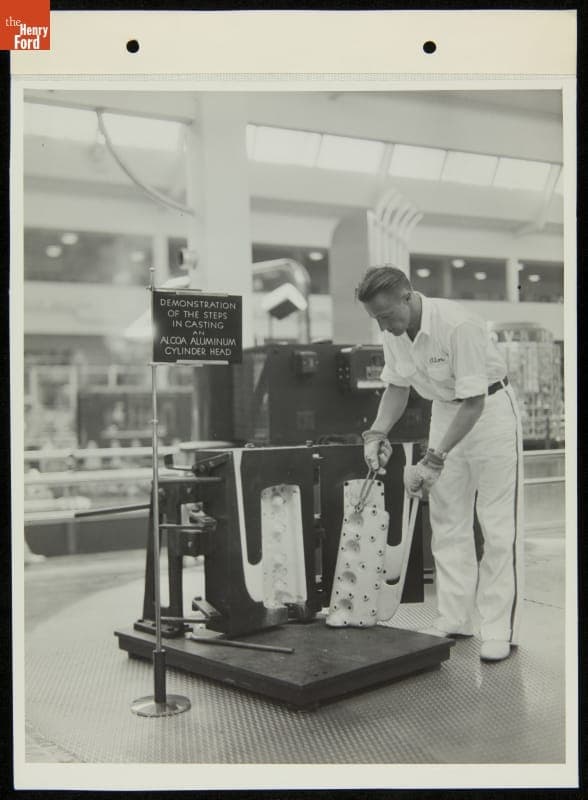 Steel Casting, Ford Exhibition Building, Century of Progress International Exposition, Chicago, Illinois, 1934