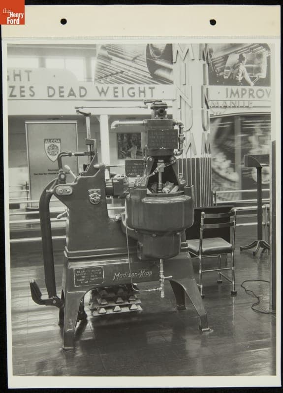 Die Casting Machine, Ford Exhibition Building, Century of Progress International Exposition, Chicago, Illinois, 1934