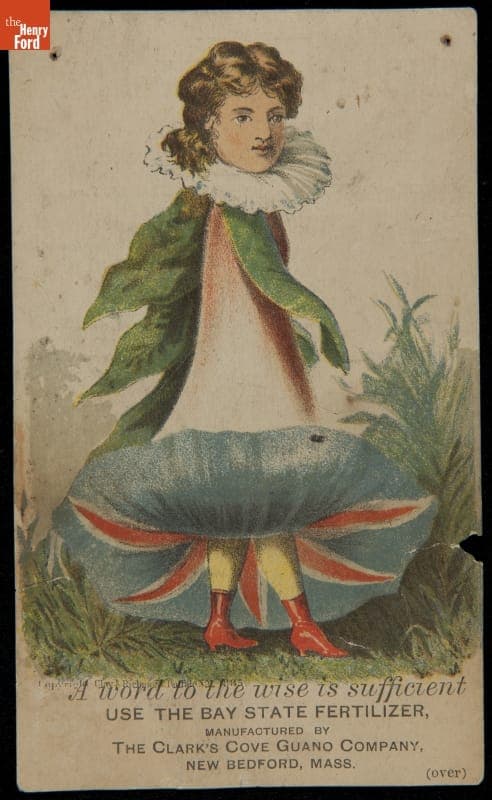 Trade Card for Bay State Fertilizer, The Clark's Cove Guano Company, 1885