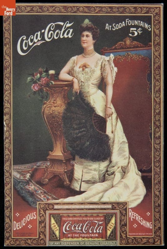 Trade Card for Coca-Cola, a "Delightful, Palatable and Healthful Beverage," 1905