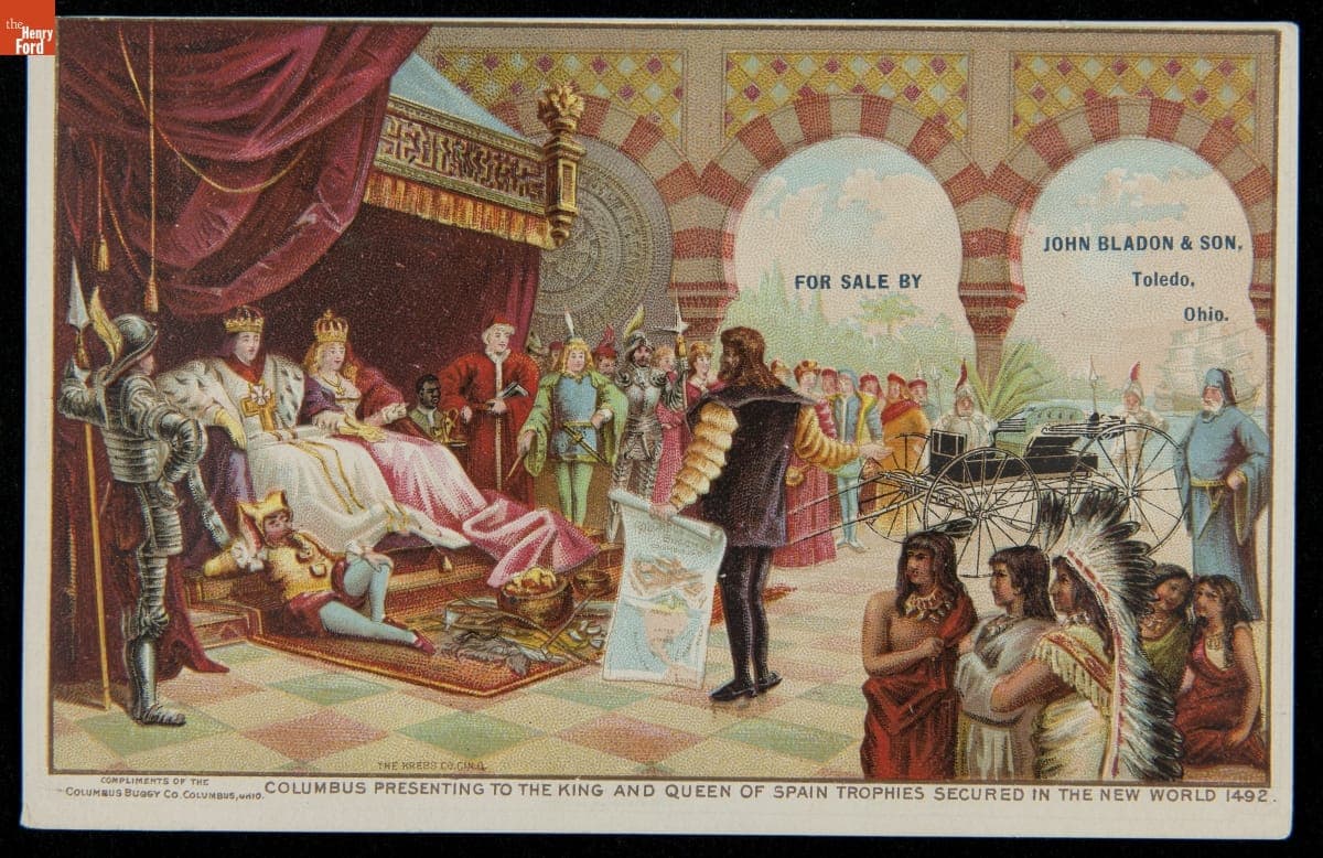 Trade Card for Columbus Buggy Company, circa 1893