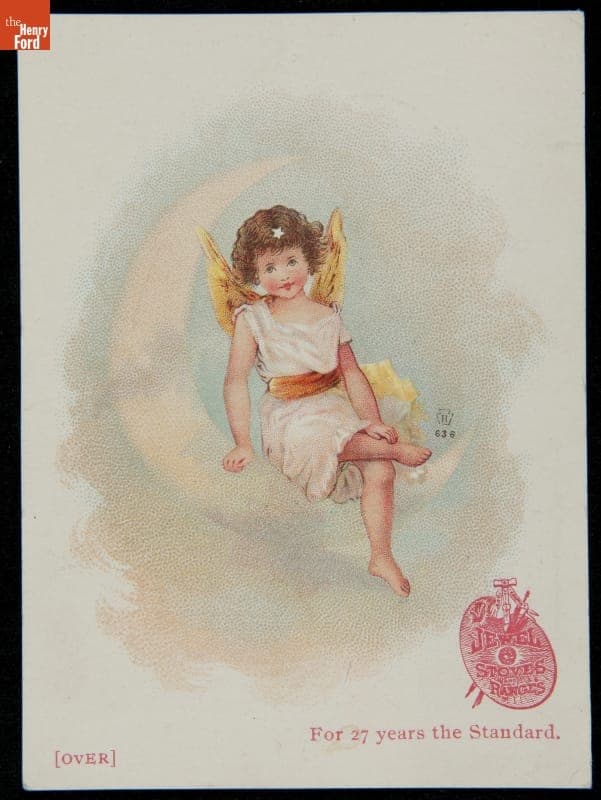 Trade Card for Jewel Stoves and Ranges, Detroit Stove Works, 1888