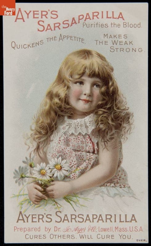 Trade Card for Ayer's Sarsaparilla, circa 1885
