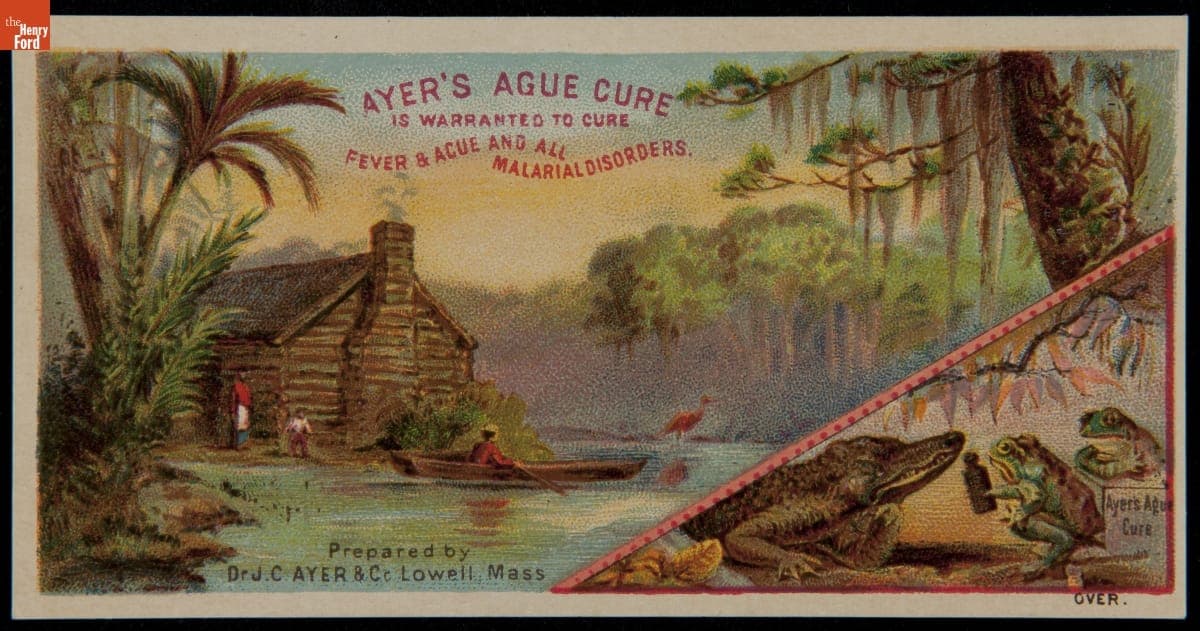 Trade Card for Ayer's Ague Cure, 1880-1900