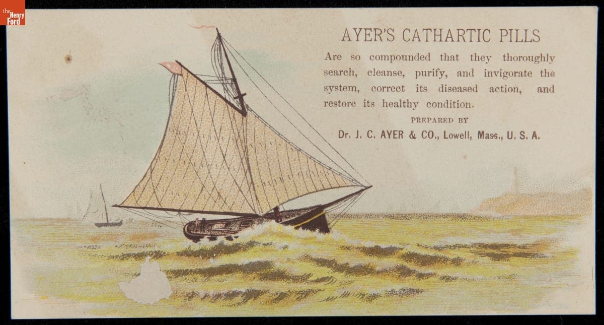 Trade Card for Ayer's Cathartic Pills, 1880-1900