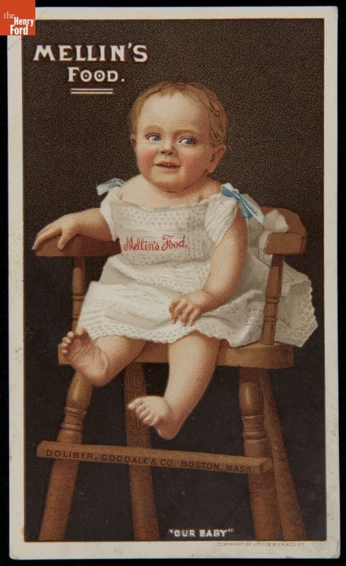 Trade Card for Mellin's Food, 1883-1899