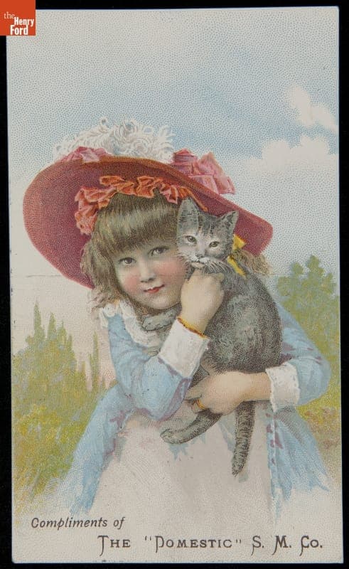 Trade Card for Domestic Sewing Machine Company, 1880-1900