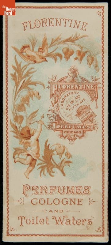 Trade Card for Florentine Perfumes, Allen B. Wrisley Co., 1890-1910