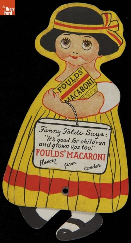 Trade Card for Foulds' Macaroni, 1922