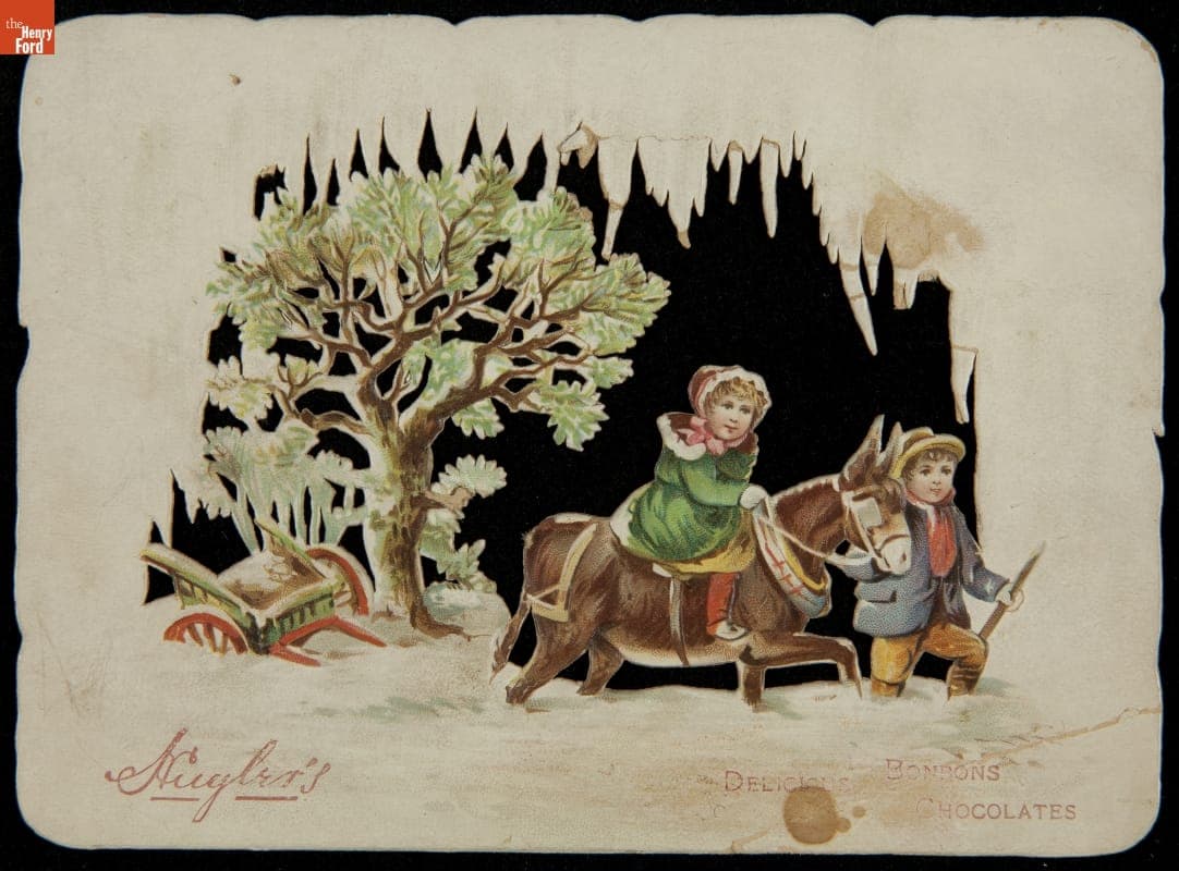 Trade Card for Huyler's Delicious Bonbons & Chocolates, 1870-1890