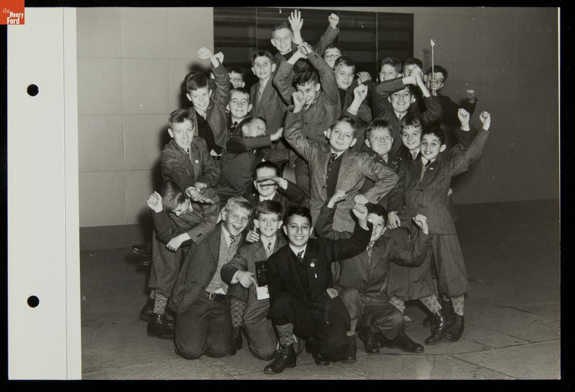 Girard College Boys at Ford Exposition, New York World's Fair, 1939
