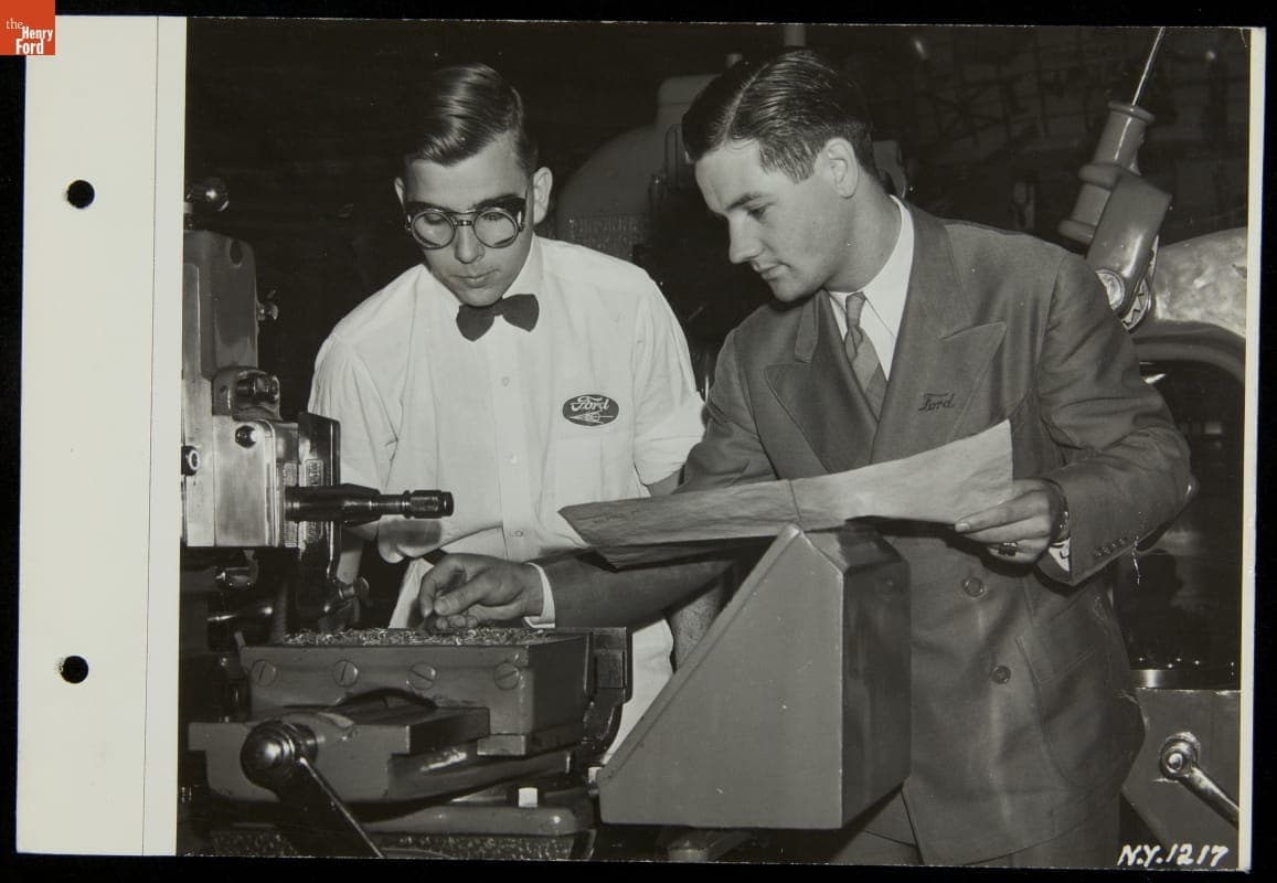 Trade School Boys at Work, Ford Exposition, New York World's Fair, 1939