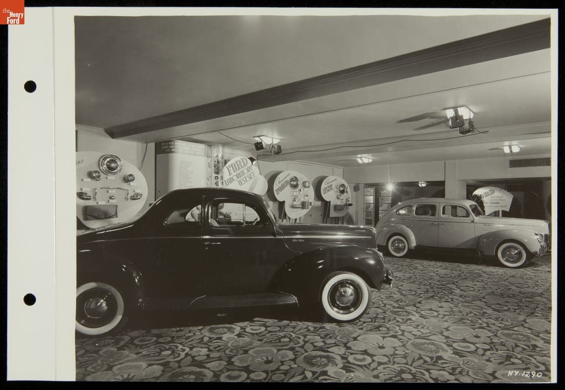 Ford 1940 Style Show, Hotel Astor, 1939