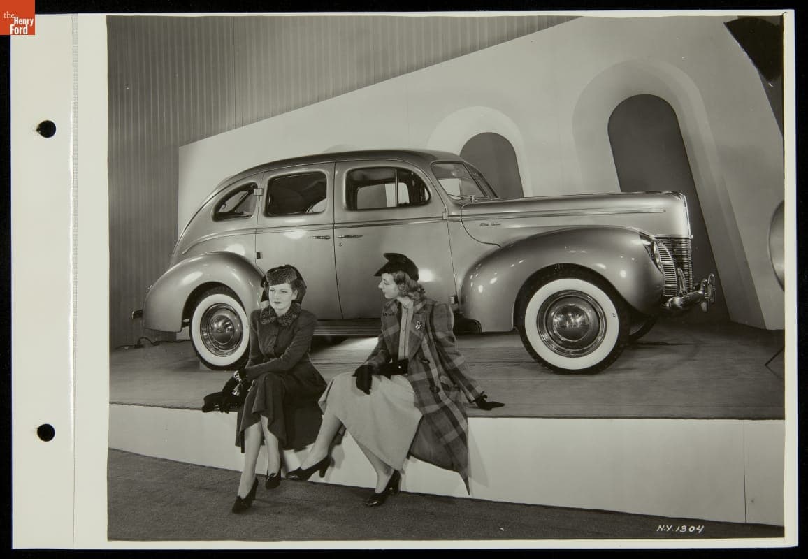 Fashion Show Models at Ford 1940 Style Show, Hotel Astor, 1939