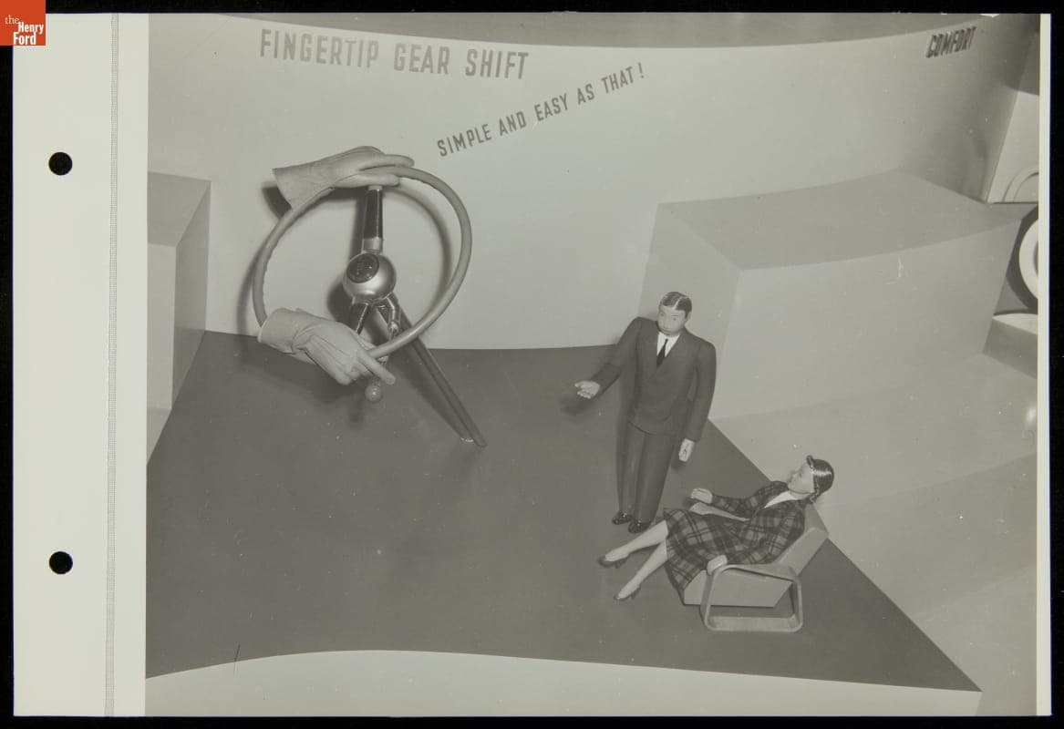 Display at Ford 1940 Style Show, Hotel Astor, 1939