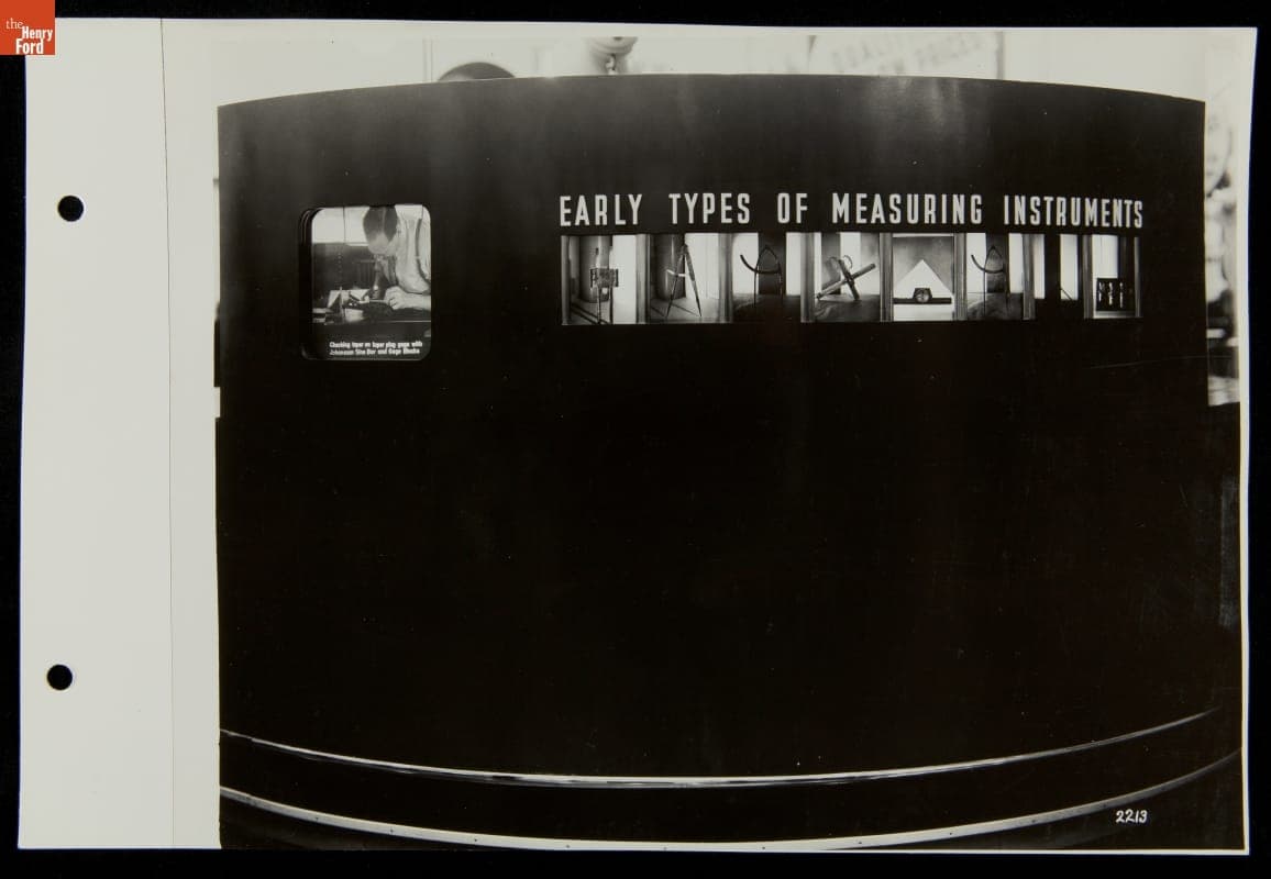 Johansson Gage Blocks Exhibit, Ford Exposition, New York World's Fair, 1940