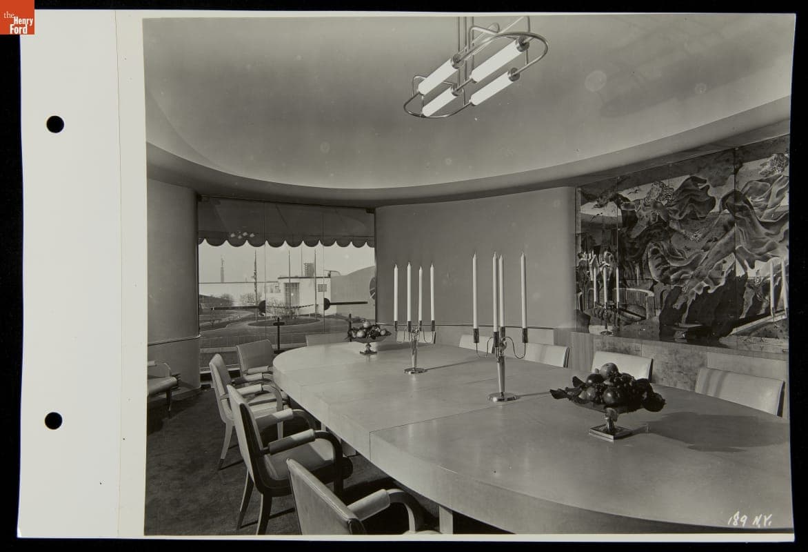 Executive Lounge, Ford Exposition, New York World's Fair, 1939