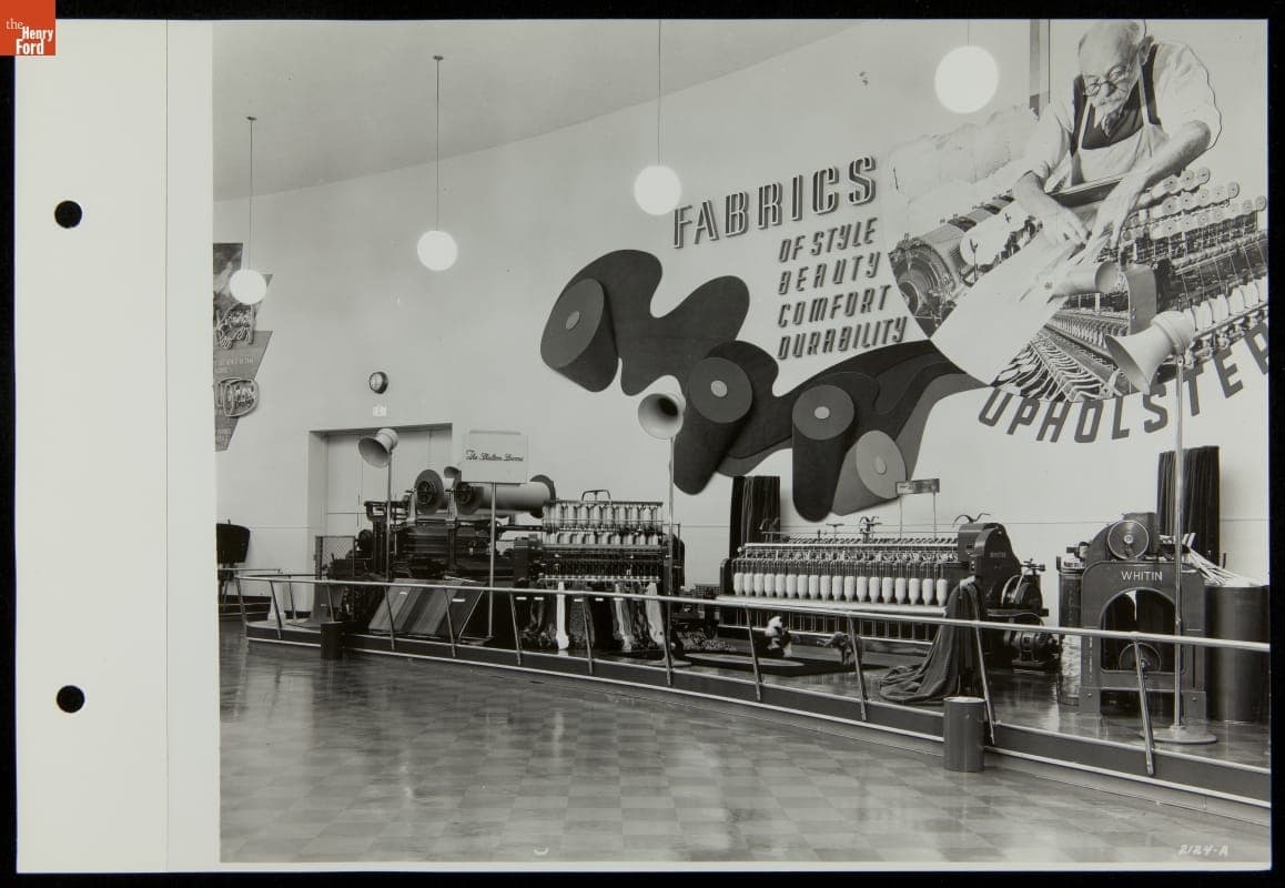 Shelton Looms Exhibit, Ford Exposition, New York World's Fair, 1940