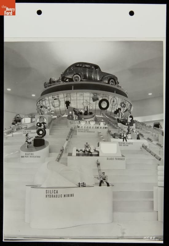 Glass Display, Ford Exposition, New York World's Fair, 1939