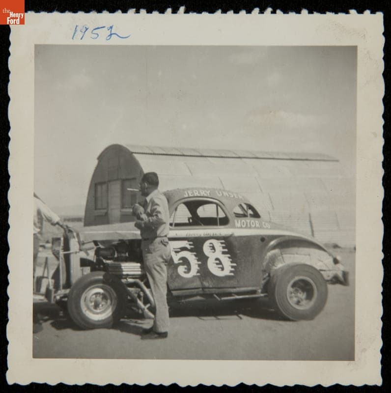 Bobby Unser--Photographs--Racing--1946-1953 Speedway Park--Item50