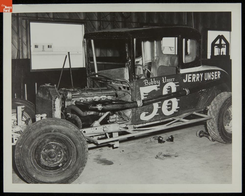Bobby Unser--Photographs--Racing--1954 Speedway Park--Item12