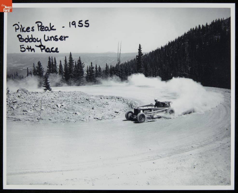 Bobby Unser--Photographs--Racing--1955 Pikes Peak--Item11