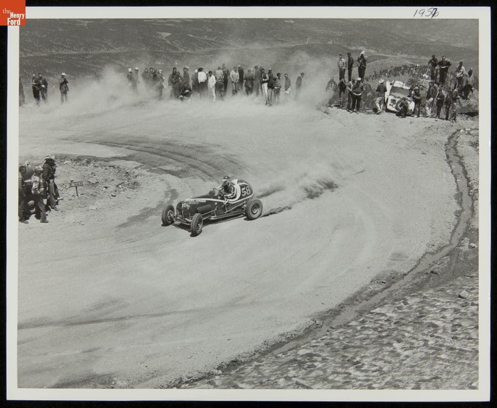 Bobby Unser--Photographs--Racing--1956 Pikes Peak--Item11