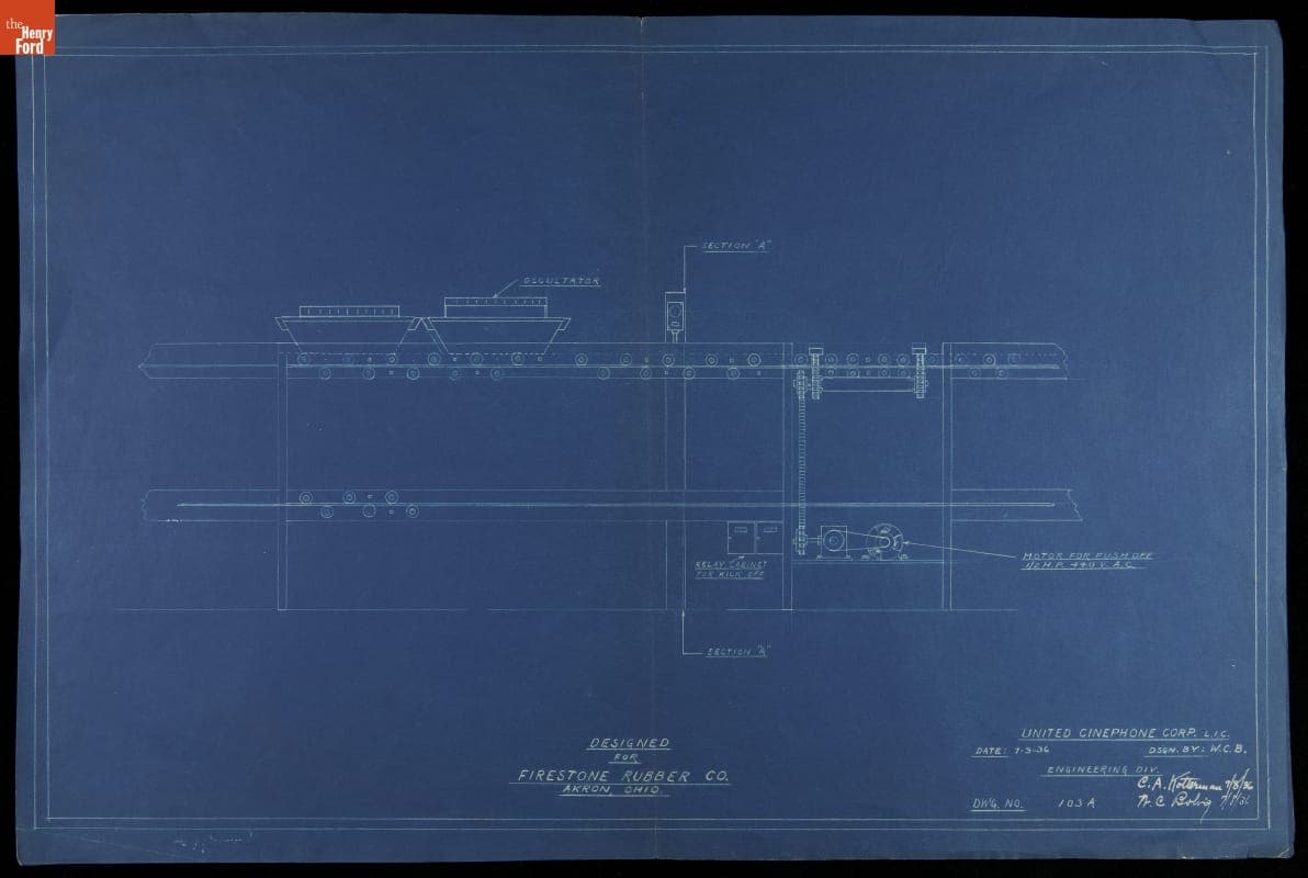 Package Sorting System, Reference Number 103A, 1936