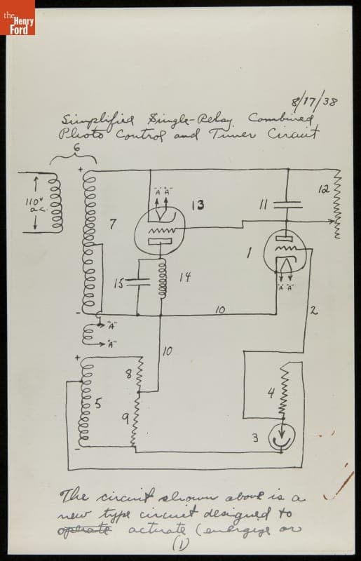 Simplified Single-Relay Combined Photo Control and Timer Circuit, 1938