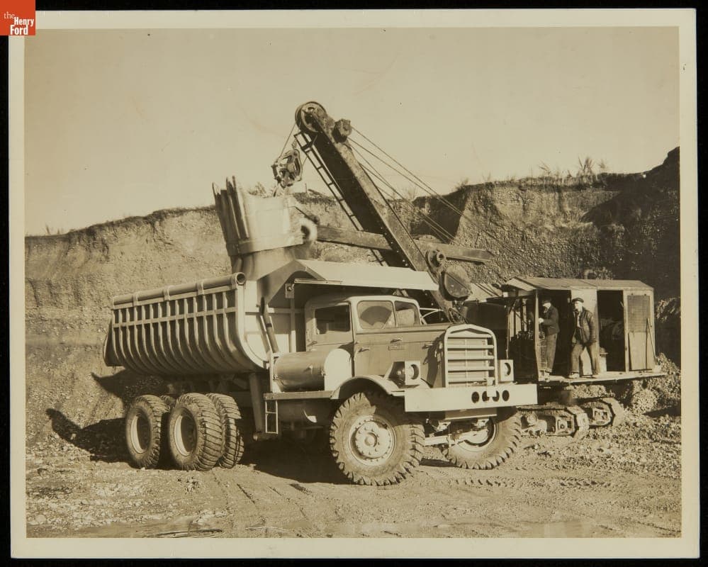Mining Shovel and Dump Truck