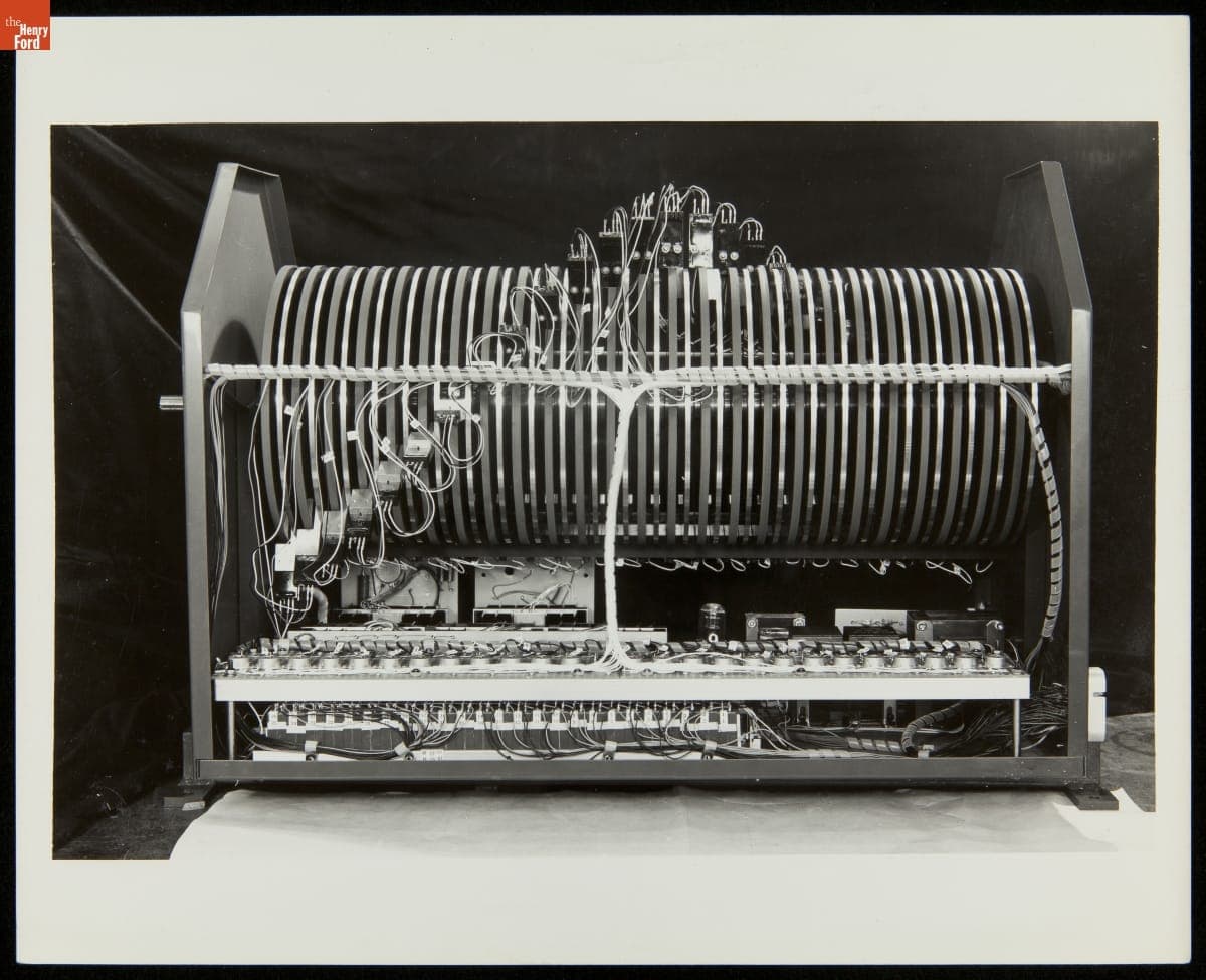 Dynastat Magnetic Memory Drum, 1962