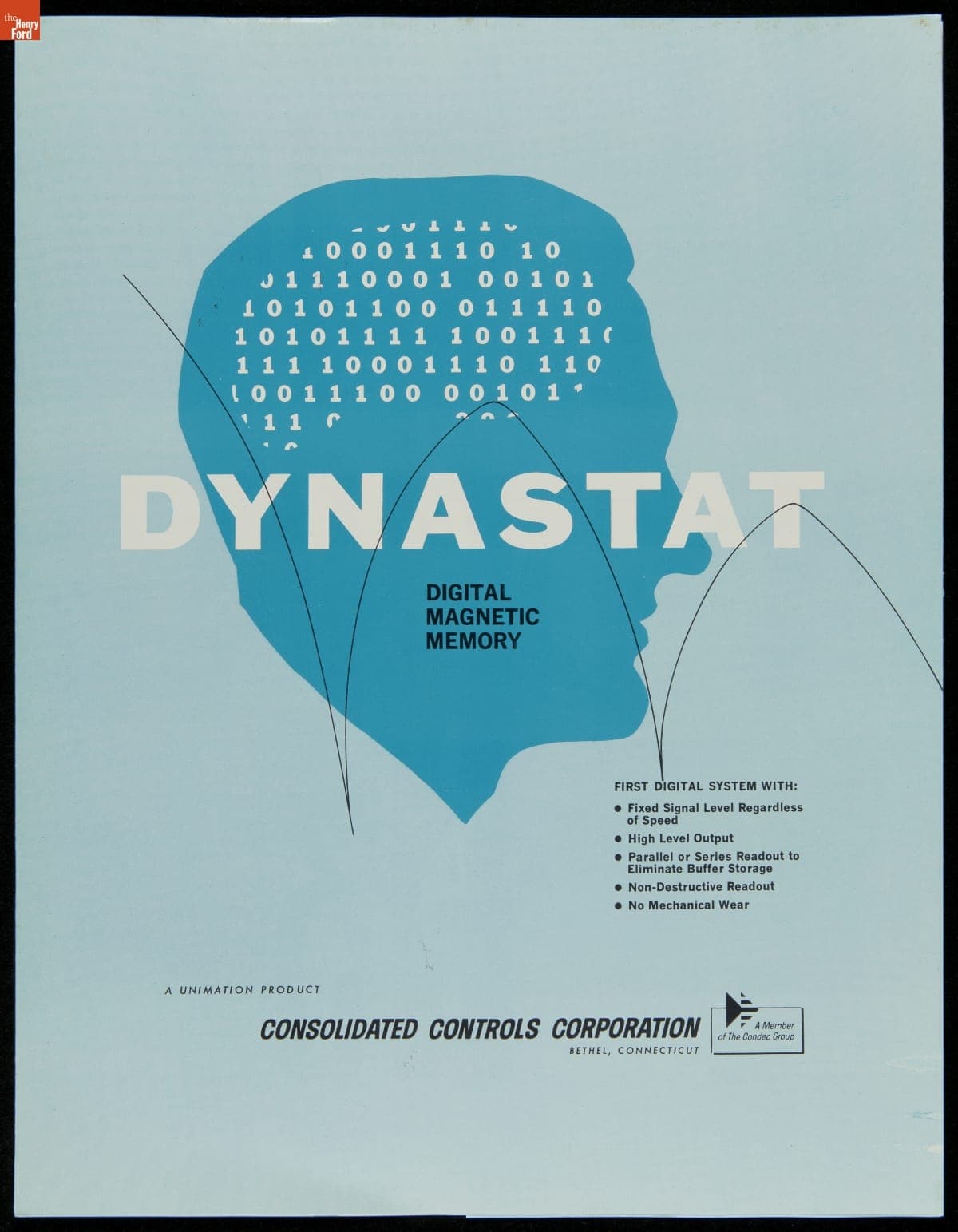 Consolidated Controls Corporation Brochure, "Dynastat Digital Magnetic Memory," 1962